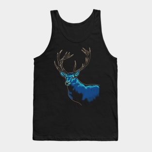 Blue Deer Tank Top